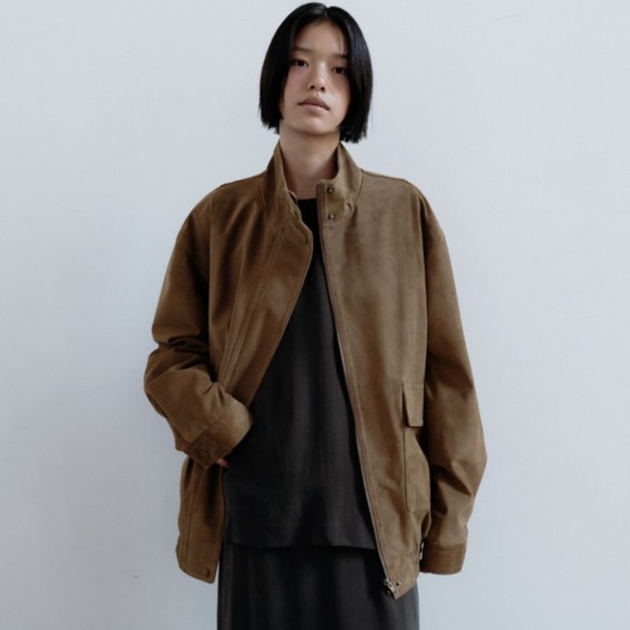 Zara Jackets & Blazers - NEVER WORN Real Suede Leather Bomber Jacket